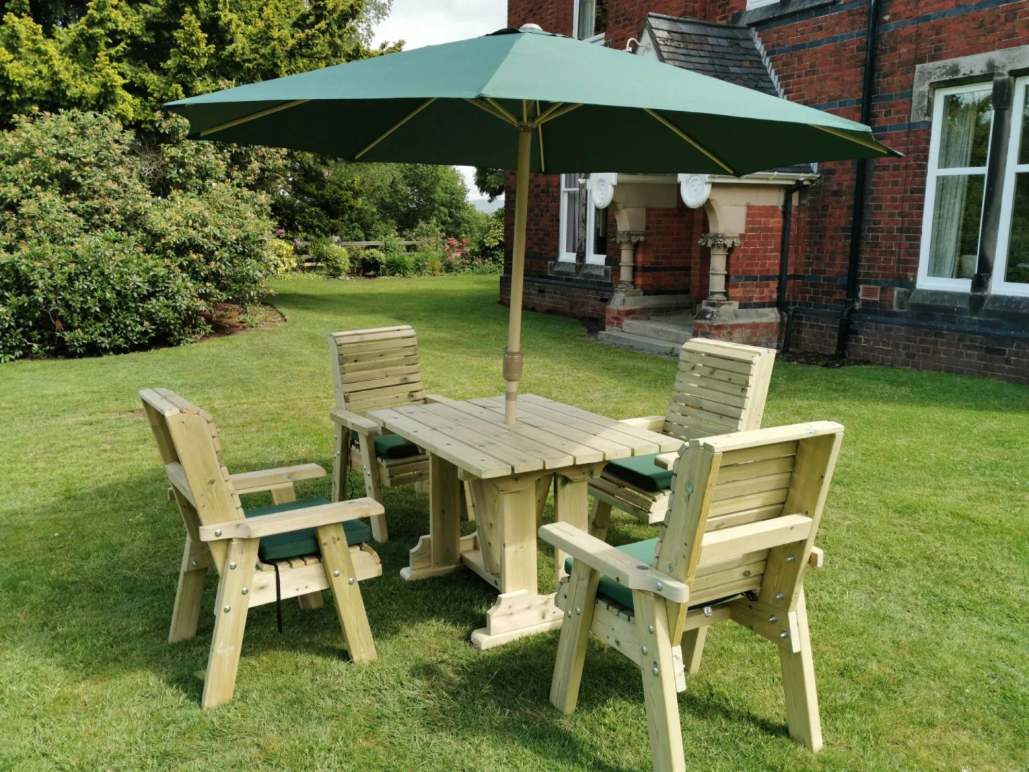 Churnet Valley Ergo 4 Seat Table Set - 4 X Chairs