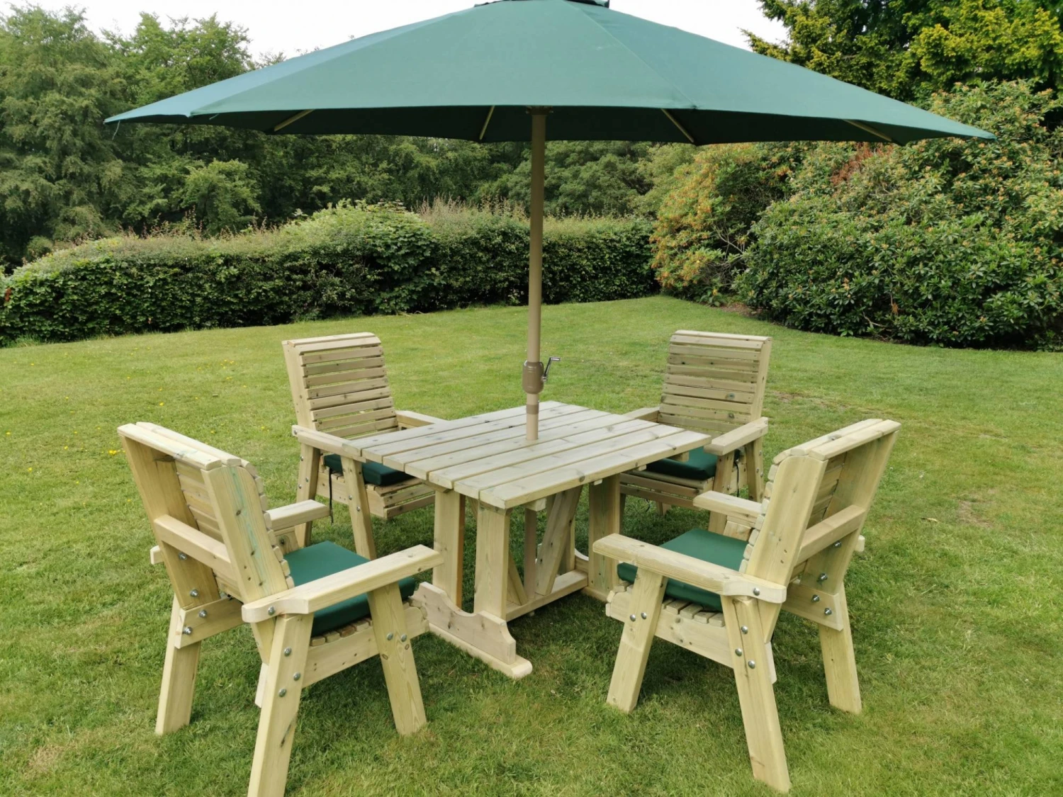 Churnet Valley Ergo 4 Seat Table Set - 4 X Chairs - Image 2