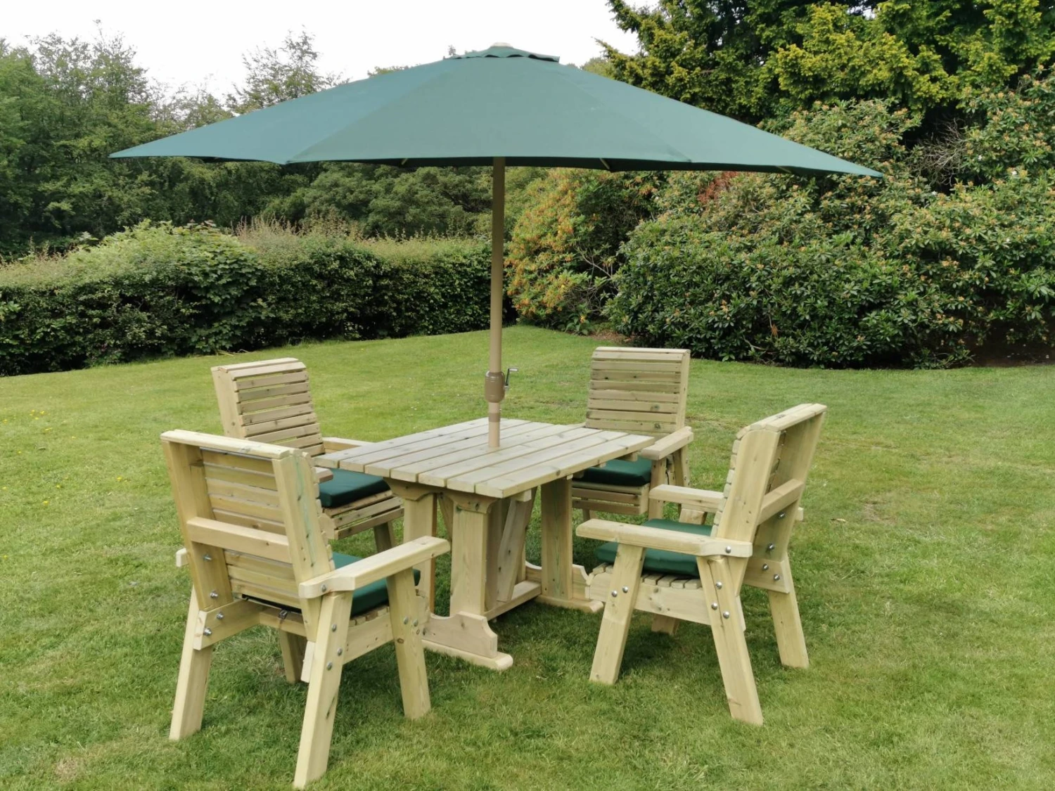 Churnet Valley Ergo 4 Seat Table Set - 4 X Chairs - Image 4