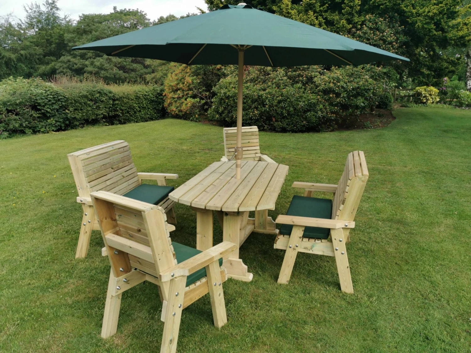 Churnet Valley Ergo 6 Seat Table Set - 2 X Chairs & 2 X Benches - Image 4