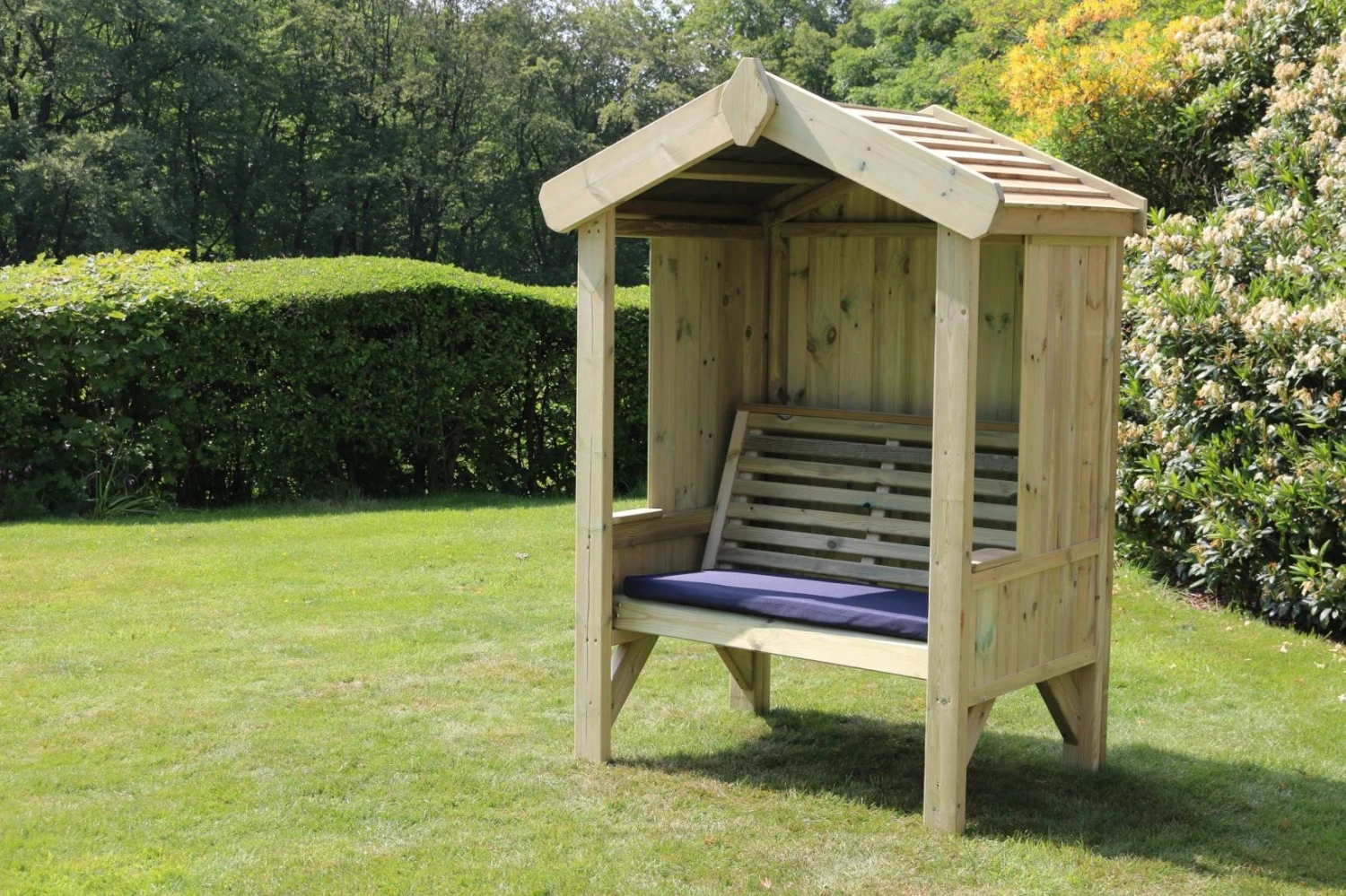 Churnet Valley Cottage Arbour Fully Enclosed 2 Seater - Image 3