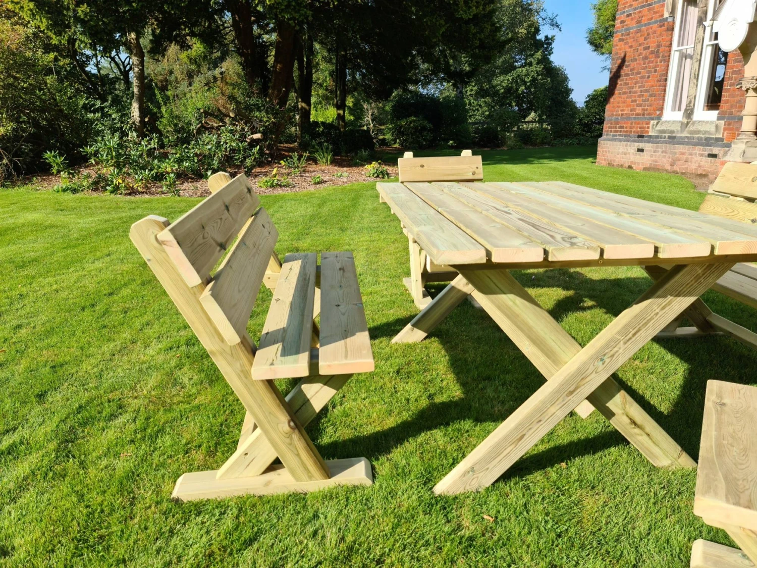 Churnet Valley Ashcombe Table Set 6 Seater - Image 3