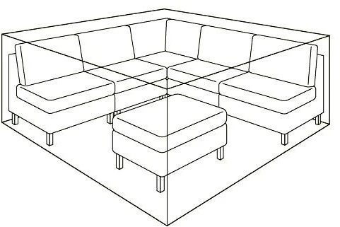 LG Outdoor DXCOV06 Deluxe Cover For Small Modular Set - Image 2