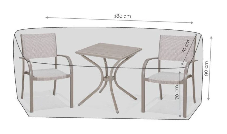 Lifestyle Garden Bistro Set Cover - Image 3
