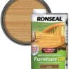 Ronseal Ultimate Hardwood Furniture Oil Natural