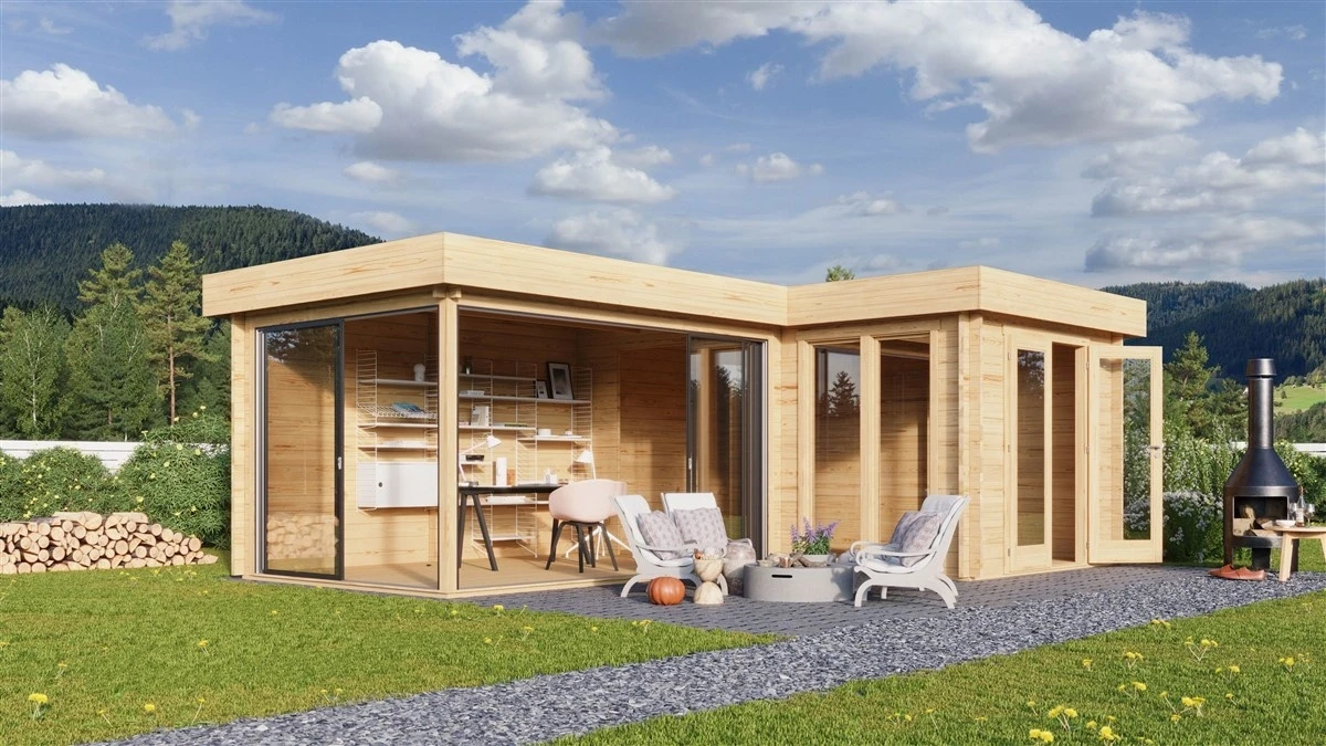 Gardenhouse24 ALU Concept Quinta 44 Garden Cabin