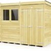 DIY Sheds Pent Shed - Double Door